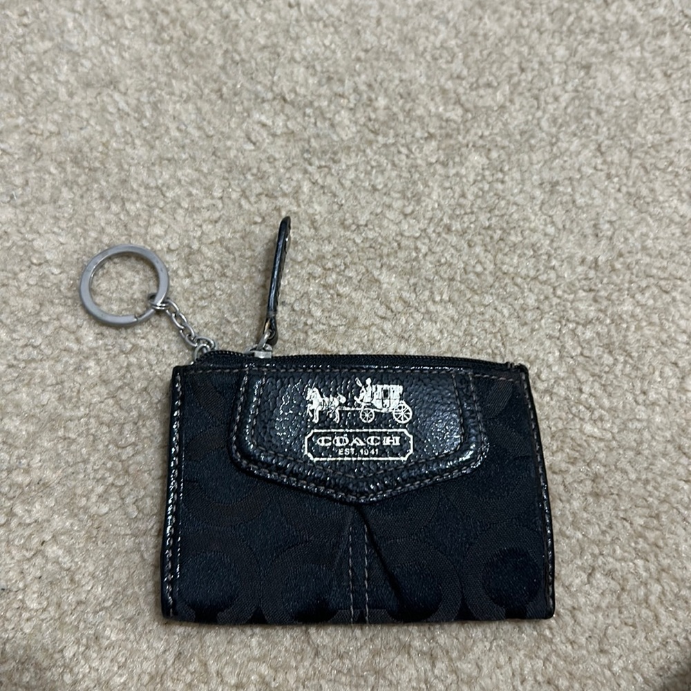 Coach keychain wallet